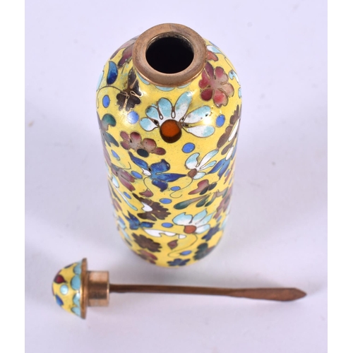 2266 - AN EARLY 20TH CENTURY CHINESE CLOISONNE ENAMEL SNUFF BOTTLE Late Qing/Republic. 8 cm x 3.5 cm.