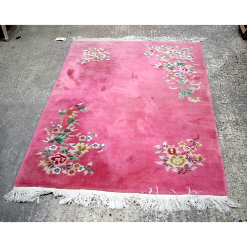 3466 - A Chinese rug 225 x 140 cm.