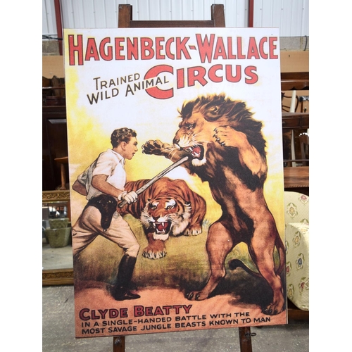 3471 - A large event advertising Circus printed poster 120 x 84 cm