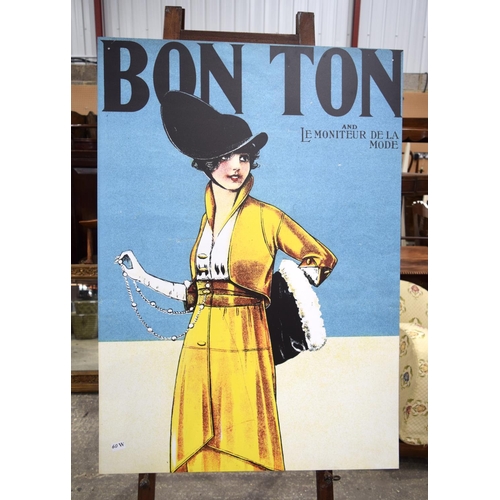 3474 - A large event printed French fashion advertising  poster   120 x 84 cm