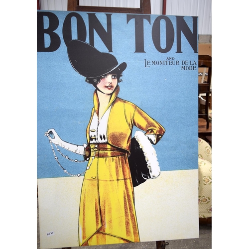 3474 - A large event printed French fashion advertising  poster   120 x 84 cm