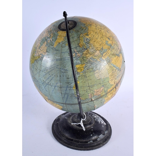 419 - A LARGE VINTAGE PHILLIPS 10INCH CHALLENGE GLOBE. 36 cm x 24 cm.