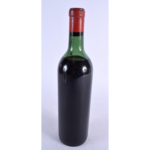 518 - A BOTTLE OF 1967 DOMAINE DU HAUT BRUGAS WINE. 30 cm high.