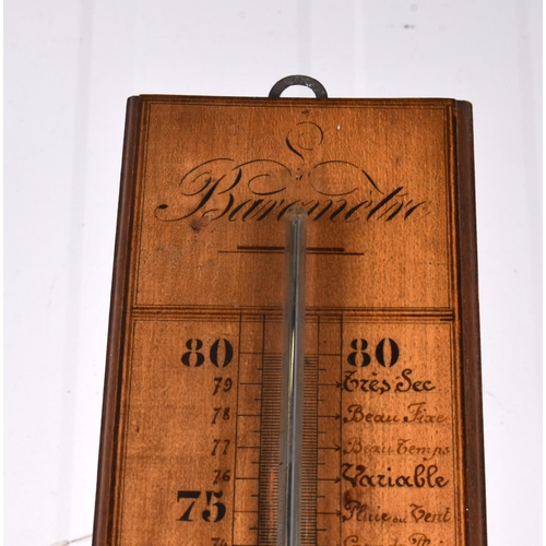 564 - A LARGE EARLY 20TH CENTURY FRENCH BAROMETER. 90 cm x 20 cm.