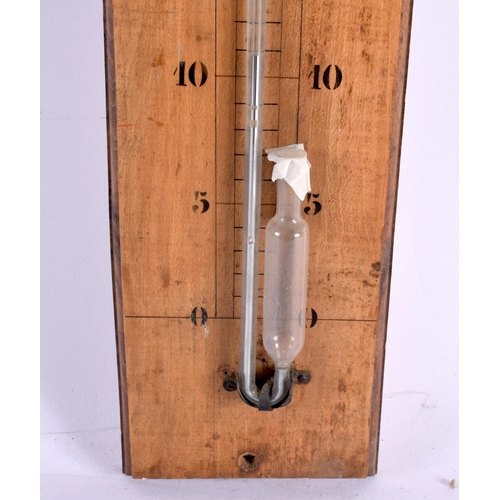 564 - A LARGE EARLY 20TH CENTURY FRENCH BAROMETER. 90 cm x 20 cm.