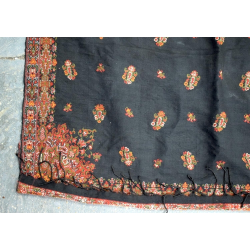 574 - A LARGE KASHMIR SHAWL. 160 cm square.