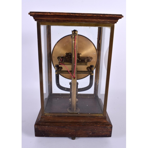 681 - A VINTAGE BULLE ELECTRIC CLOCK. 28 cm x 15 cm.