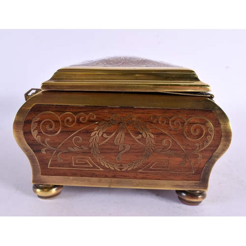 759 - A FINE VIENNESE SECESSIONIST MOVEMENT ERHARD & SOHNE JEWELLERY BOX together with a similar stamp box... 