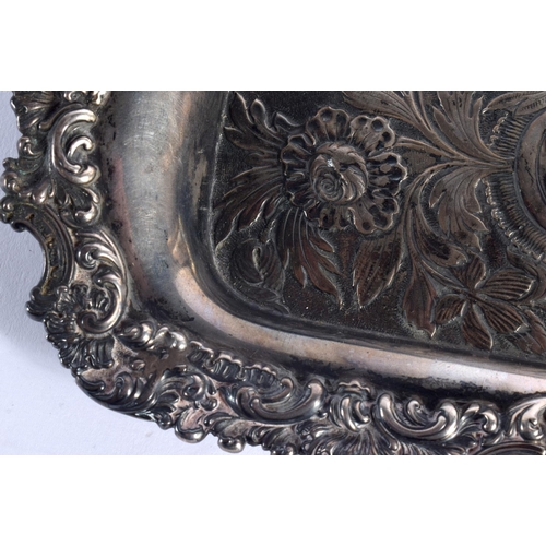 1127 - AN EARLY 19TH CENTURY SILVER CANDLE SNUFF STAND. Sheffield 1827. 291 grams. 25 cm x 12 cm.