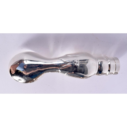 1216 - A SILVER PLATED ICE CREAM SCOOP. 17 cm long.