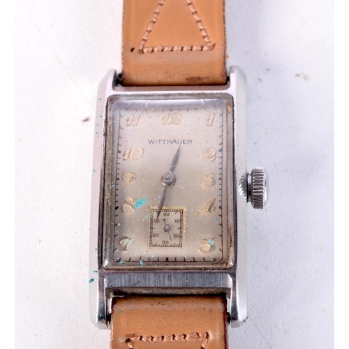 1473 - AN ART DECO WHITNER WRISTWATCH. 2.5 cm x 3.5 cm.