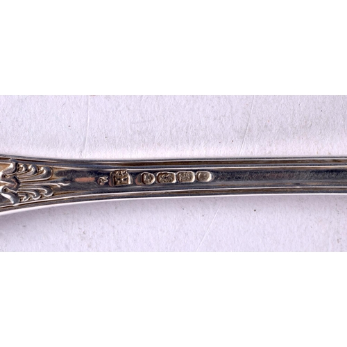 1607 - A VICTORIAN SILVER LADEL. London 1845. 86 grams. 18.5 cm x 6.5 cm.