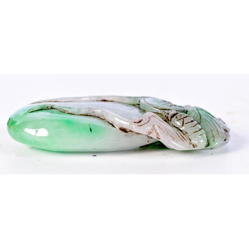 1670 - A CHINESE JADE PENDANT. 128.6 grams. 9 cm x 5.75 cm.