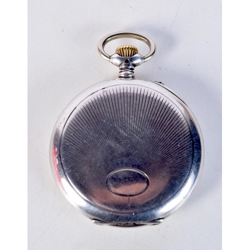 1786 - AN IWC MASONIC POCKET WATCH. 5 cm wide.