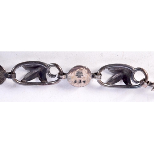 1789 - A DANISH SILVER GEORG JENSEN BRACELET. 16 grams. 16 cm long.