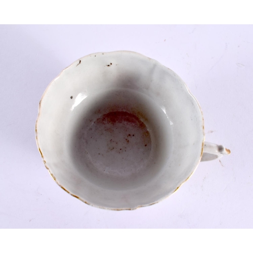 2146 - TWO 18TH CENTURY CHINESE SAUCERS Qianlong, together with two other saucers & a cup. (5)