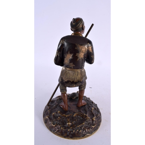 2315 - A 19TH CENTURY JAPANESE MEIJI PERIOD BRONZE OKIMONO in the manner of Miyao. 18 cm x 8 cm.