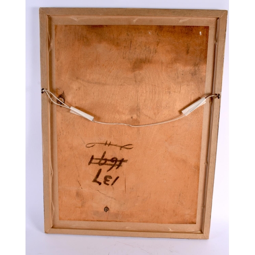 57 - Greek School (18th/19th Century) Oil on board, Side profile of a bearded scholar, Greek cyrillic bel... 