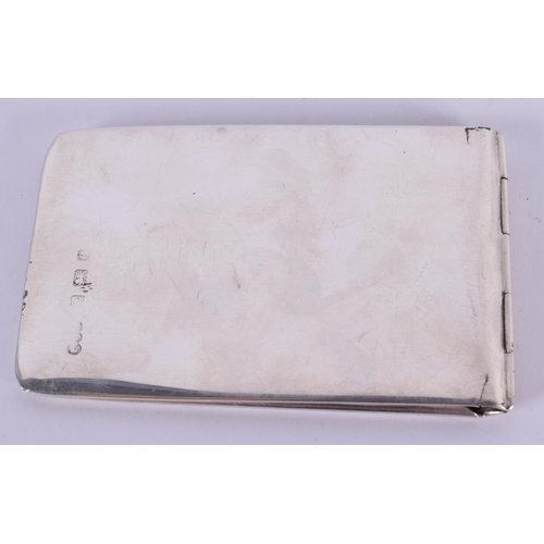 108 - AN ANTIQUE SILVER WALLET. Birmingham 1904. 47.7 grams. 9 cm x 6 cm.