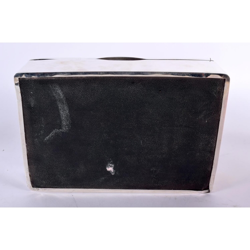 112 - A LARGE ART DECO ENGLISH SILVER CIGAR BOX C1920. Birmingham. 1324 grams overall. 25 cm x 17 cm x 9 c... 