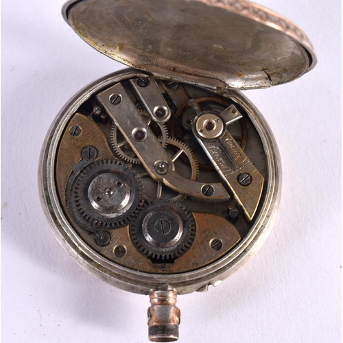 417 - A COLLECTION OF ANTIQUE SILVER & OTHER POCKET WATCHES together with a 9ct gold watch etc. (qty)