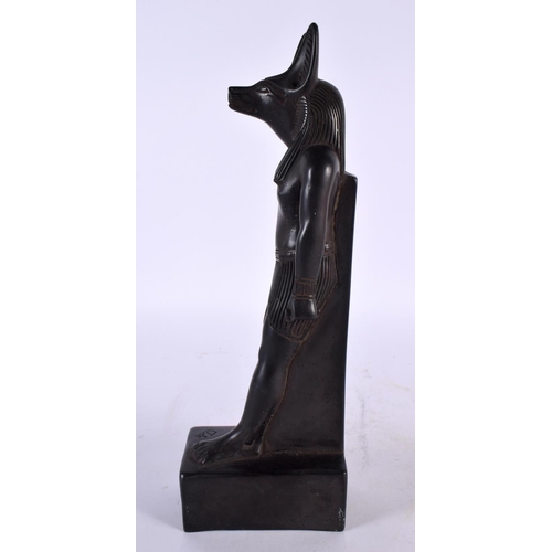 456 - AN ART DECO FRENCH FIGURE OF ANUBIS After the Antiquity. 30cm high.