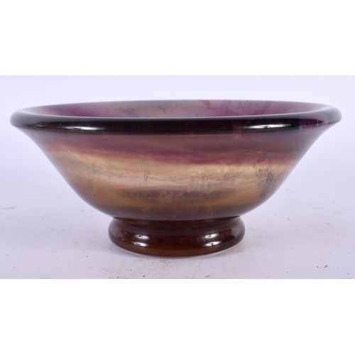 487 - A BLUEJOHN TYPE STONE BOWL. 13 cm diameter.