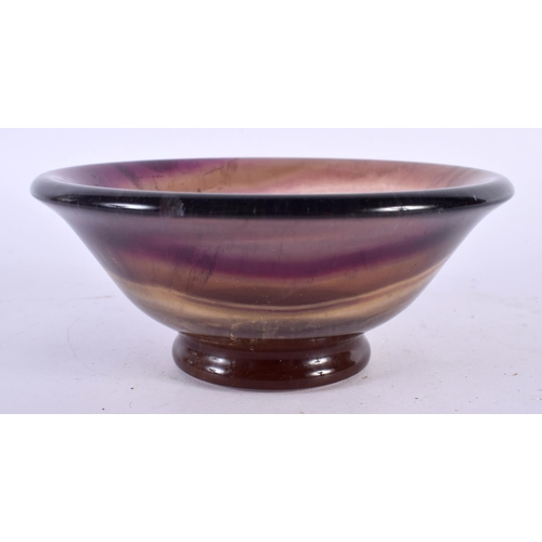 487 - A BLUEJOHN TYPE STONE BOWL. 13 cm diameter.