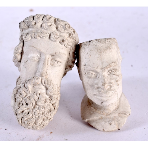 615 - A COLLECTION OF 19TH CENTURY CLAY PIPES in various forms and sizes, including politicians etc. (43)