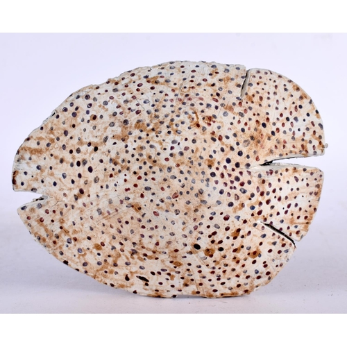 622 - A FOLK ART CARVED AND PAINTED WOOD MUSHROOM SPECIMEN. 14cm high.