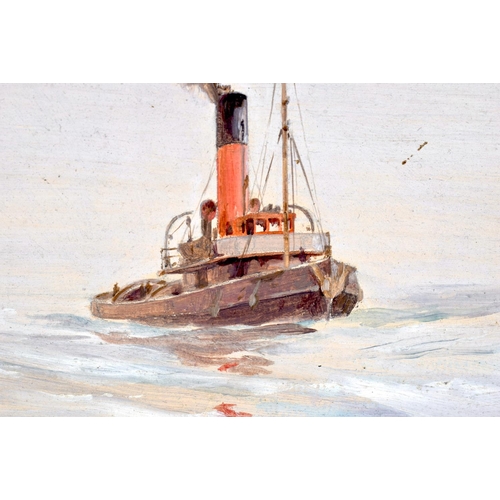 644 - J C Burnie (C1945) Watercolour, Winterhude boat. 54 cm x 42 cm.