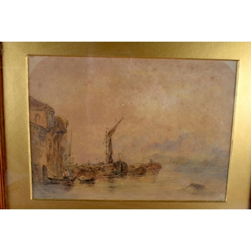 645 - TWO 19TH CENTURY ENGLISH WATERCOLOURS together with a still life oil painting. Largest 52 cm x 44 cm... 