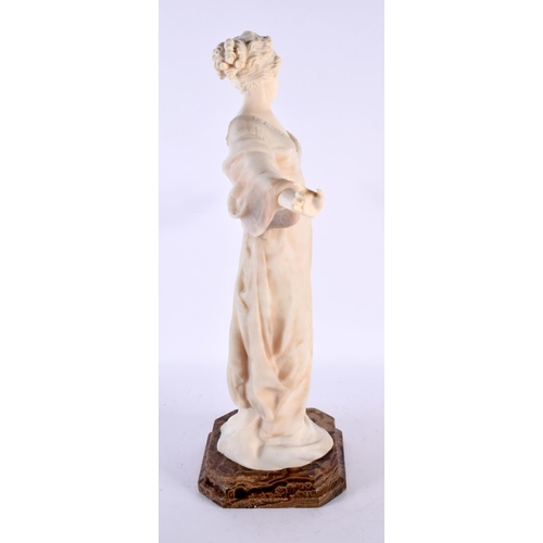 728 - Paul Philippe (C1910) Marble study of a dancing female. 43 cm high.