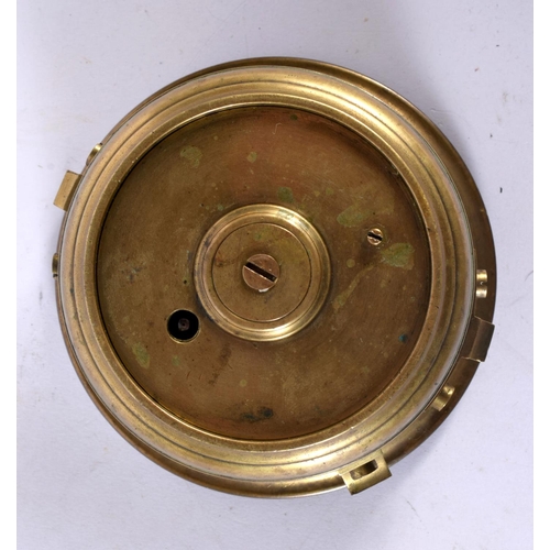 834 - A 19TH CENTURY CHARLES FRODSHAM NO 3218 SILVERED DIAL CHRONOMETER. 12 cm diameter.