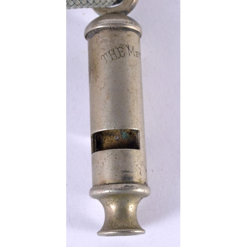 1225 - THE METROPOLITAN POLICE WHISTLE.  8 cm long