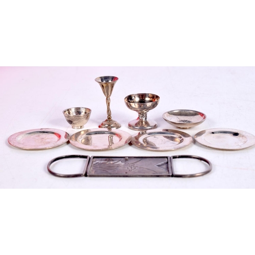 1557 - ASSORTED MINIATURE SILVER inc Birmingham 1906. 43 grams. (qty)