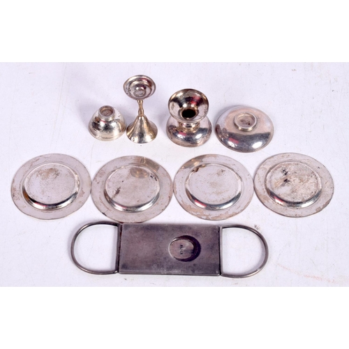 1557 - ASSORTED MINIATURE SILVER inc Birmingham 1906. 43 grams. (qty)