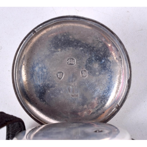 1561 - A SILVER POCKET WATCH. London 1863. 123 grams overall. 5 cm wide.