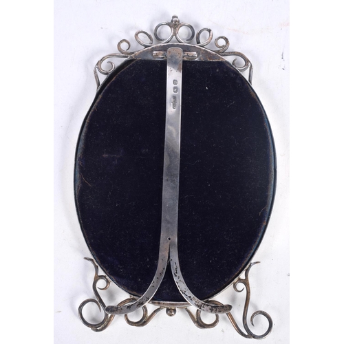 1595 - A LATE VICTORIAN SILVER PHOTOGRAPH FRAME. Birmingham 1896. 85 grams. 17.5 cm x 10.5 cm.