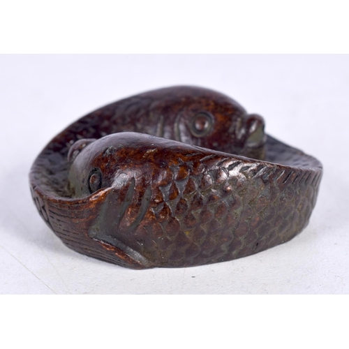 1611 - A JAPANESE BRONZE SEAL. 110 grams. 4 cm wide.