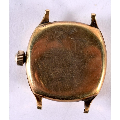 1929 - A 14CT GOLD FILLED WALTHAM WATCH. 3.5 cm wide inc crown.