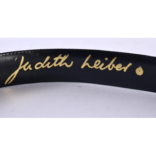 1945 - A DESIGNER JUDITH LEIBER BELT. 80 cm long.