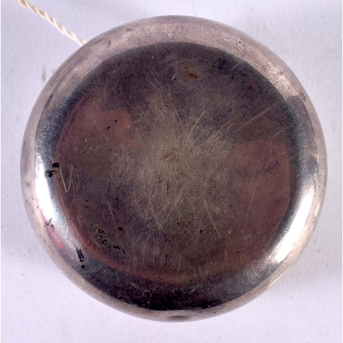 1951 - A TIFFANY & CO SILVER YOYO. 75 grams. 6 cm wide.