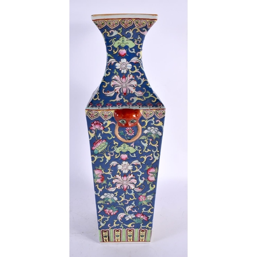 2134 - A LARGE CHINESE REPUBLICAN PERIOD FAMILLE ROSE PORCELAIN VASE painted with figures and panels of cal... 