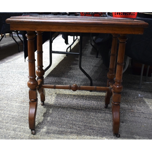 25A - AN UNUSUAL 19TH CENTURY ITALIAN MIXED MARBLE AND HARDSTONE TABLE contained within an Aesthetic oak f... 