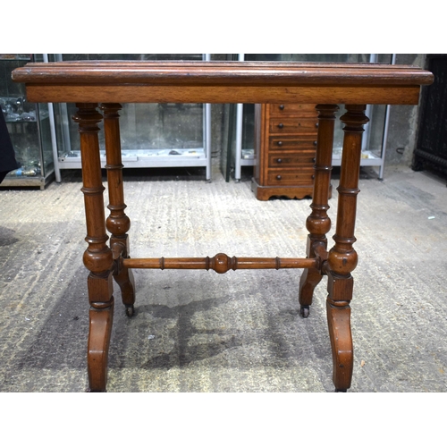 25A - AN UNUSUAL 19TH CENTURY ITALIAN MIXED MARBLE AND HARDSTONE TABLE contained within an Aesthetic oak f... 