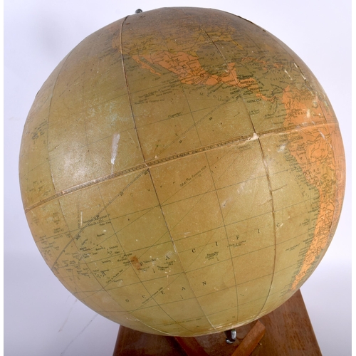 524D - A LARGE VINTAGE PHILLIPS GLOBE. 48 cm x 32 cm.