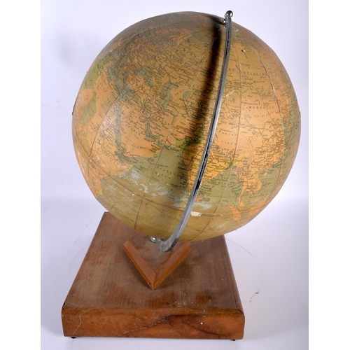 524D - A LARGE VINTAGE PHILLIPS GLOBE. 48 cm x 32 cm.