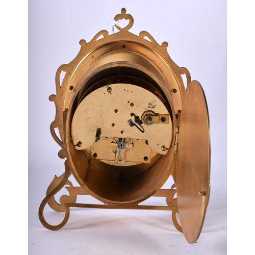 84 - A FINE MID 19TH CENTURY ENGLISH ORMOLU AND SILVERED DIAL STRUT CLOCK in the Manner of Thomas Cole, e... 