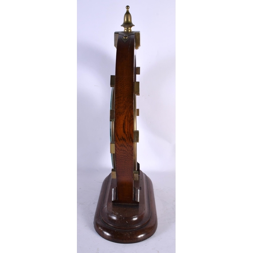 87 - AN UNUSUAL LATE 19TH CENTURY ANEROID BAROMETER OF EQUESTRIAN INTERESTING UNUSUAL LATE 19TH CENTURY A... 